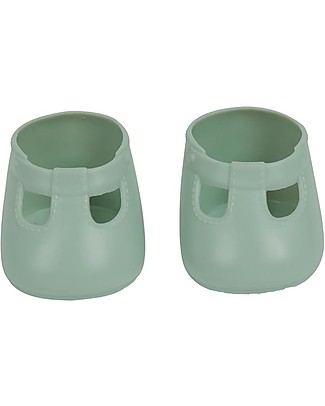 Olli Ella Scarpe per Bambola Dinkum - Verde Basilico Accessori Bambole
