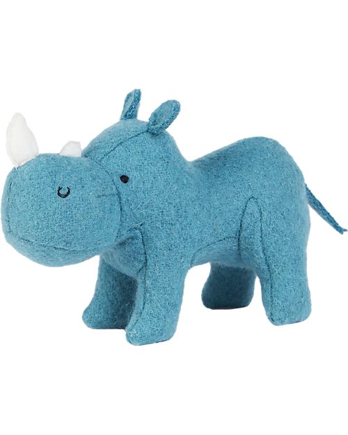 Olli Ella Set 3 Peluche Animali del Safari -  Fatti a Mano - Morbido Misto Lana Peluche