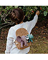 Olli Ella Set 3 Peluche Animali del Safari -  Fatti a Mano - Morbido Misto Lana Peluche