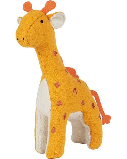 Olli Ella Set 3 Peluche Animali della Savana -  Fatti a Mano - Morbido Misto Lana Peluche