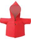 Olli Ella Set Vestiti Rainy - per Bambola Dinkum Doll - Rosso - 100% Cotone Accessori Bambole