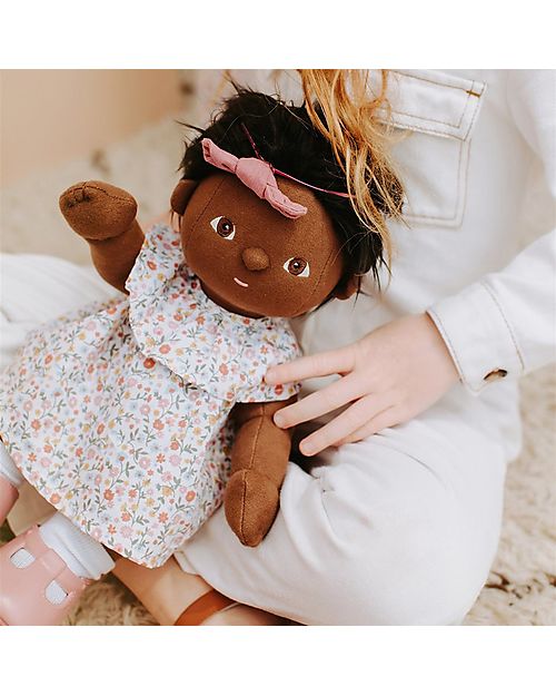 Olli Ella Set Vestiti Travel Togs - per Bambola Dinkum Doll - Prairie Floral - 100% Cotone Accessori Bambole