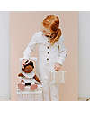 Olli Ella Set Vestiti Travel Togs - per Bambola Dinkum Doll - Prairie Floral - 100% Cotone Accessori Bambole