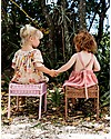 Olli Ella Sgabello in Rattan per Bambini, Natural - con Scomparto Segreto! Sgabelli