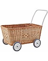 Olli Ella Strolley, Carrozzina per Bambole, Vimini - Natural Carrozzine per Bambole