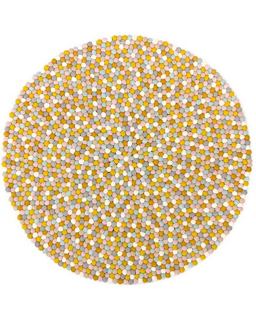 Olli Ella Tappeto in Feltro -  Colori Pastello - 100% Lana Tappeti Arredo