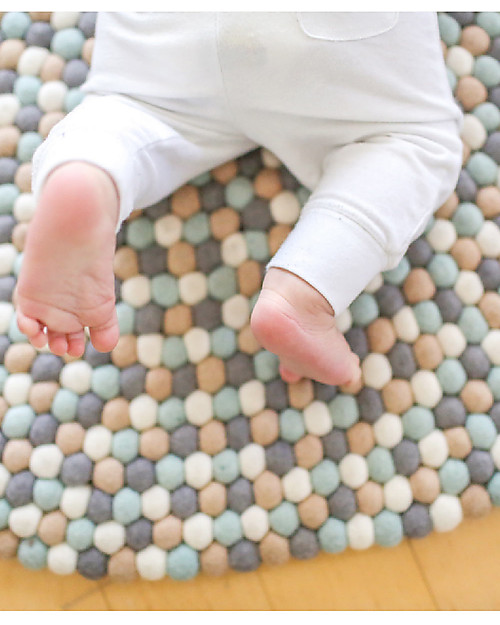 Olli Ella Tappeto in Feltro - Moon Drop - 100% Lana Tappeti Arredo