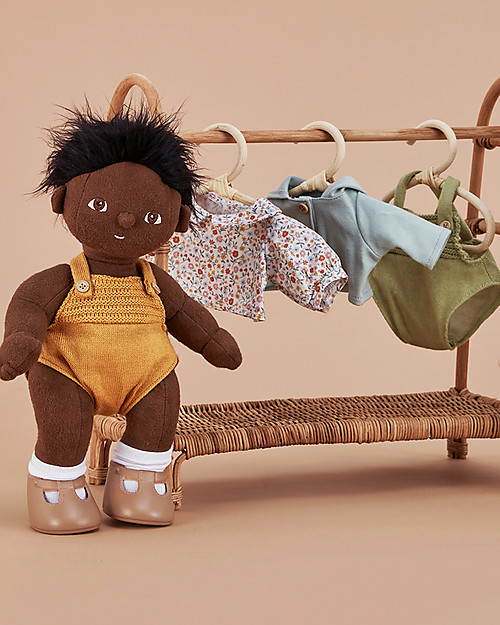 Olli Ella Tutina per Bambola Dinkum - Mostarda Accessori Bambole