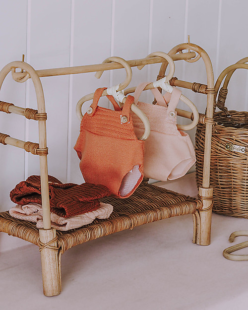 Olli Ella Tutina per Bambola Dinkum - Ruggine Accessori Bambole