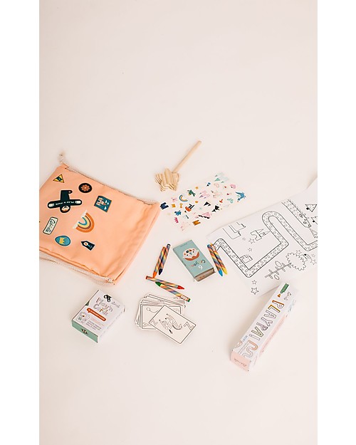 Olli Ella Zainetto con Giochi da Viaggio Play'n'Pack, Fiabe Zaini Scuola