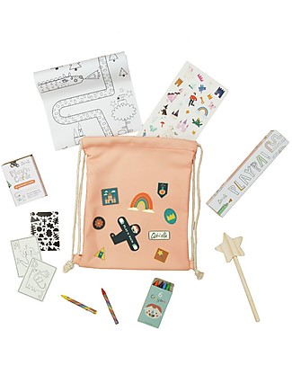 Olli Ella Zainetto con Giochi da Viaggio Play'n'Pack, Fiabe Zaini