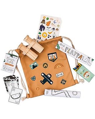 Olli Ella Zainetto con Giochi da Viaggio Play'n'Pack, Giungla Giochi da Viaggio_