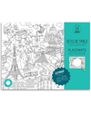 Omy Citymap - Tovagliette da Colorare 24 pezzi -stampa ecologica su carta riciclata! Decorazioni da Parete