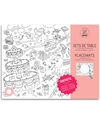 Omy Fantastic - Tovagliette da Colorare 24 pezzi -stampa ecologica su carta riciclata! Disegnare e Colorare