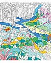 Omy Giungla - Poster Gigante da Colorare (100 x 70 cm) - Stampa ecologica su carta riciclata! Disegnare e Colorare