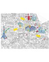Omy Mappa Tascabile da Colorare - Parigi (carta riciclata double-face!) Disegnare e Colorare