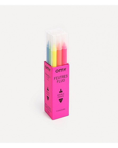 Omy Pennarelli Neon - Set da 9 unisex (bambini)