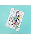 Omy Puzzle da Colorare, Londra, 19x25 cm - Stampato su carta riciclata! Puzzle