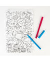 Omy Set 10 Sacchetti Regalo da Colorare - carta riciclata! Kit Fai Da Te