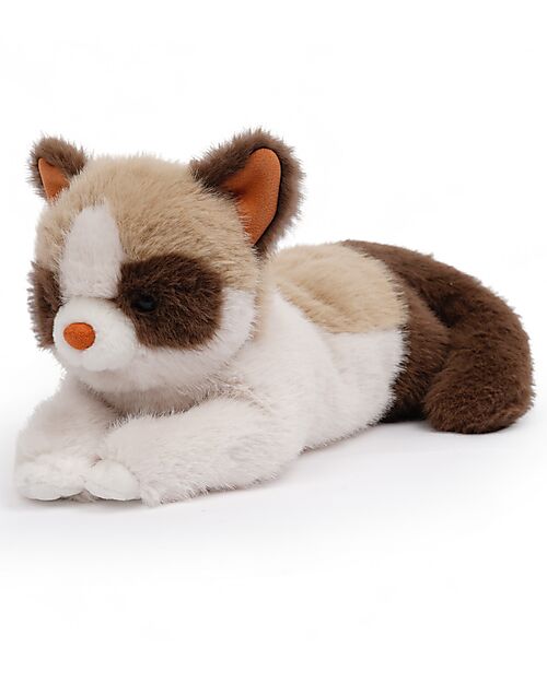One Love Plush Peluche Caramel il Gatto - il Peluche che ti Abbraccia - 31 x 15 x 14 cm - 100% Materiali Riciclati Peluche