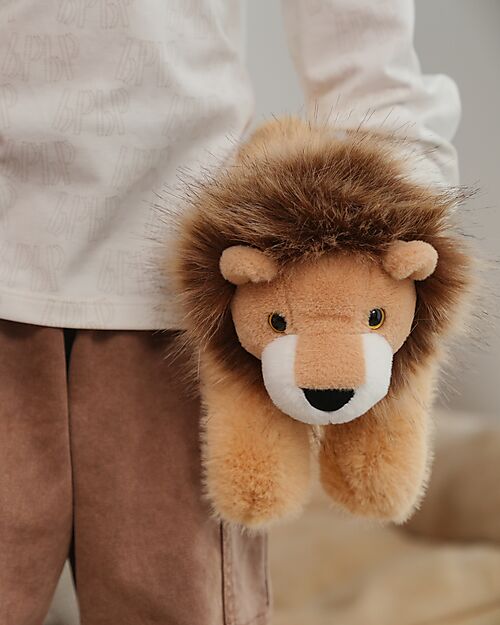 One Love Plush Peluche Leonard il Leone - il Peluche che ti Abbraccia - 40 x 13 x 15 cm - 100% Materiali Riciclati Peluche
