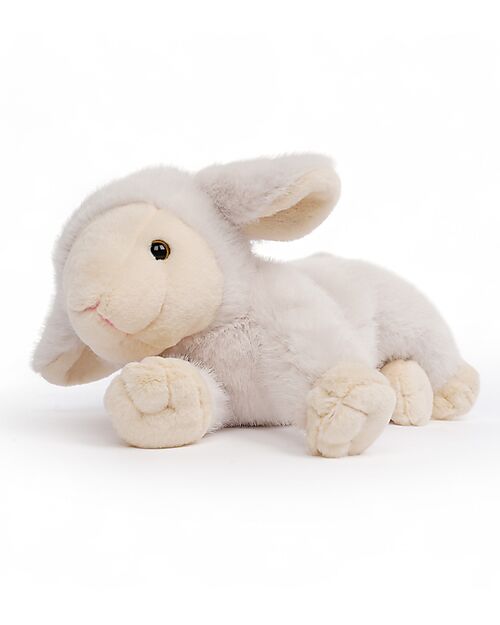 One Love Plush Peluche Ponderato Daisy l'Agnellino - il Peluche che ti Abbraccia - 31 x 16 x 15 cm - 100% Materiali Riciclati Peluche