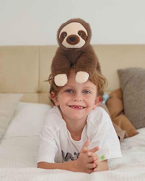 One Love Plush Peluche Ponderato Ollie il Bradipo - il Peluche che ti Abbraccia - 38 x 14 x 15 cm - 100% Materiali Riciclati Peluche