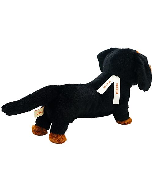 One Love Plush Peluche Ponderato Pumpkin il Bassotto - il Peluche che ti Abbraccia - 40 x 17 x 18 cm - 100% Materiali Riciclati Peluche