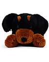 One Love Plush Peluche Ponderato Pumpkin il Bassotto Sdraiato - il Peluche che ti Abbraccia - 33 x 13 x 12 cm - 100% Materiali Riciclati Peluche
