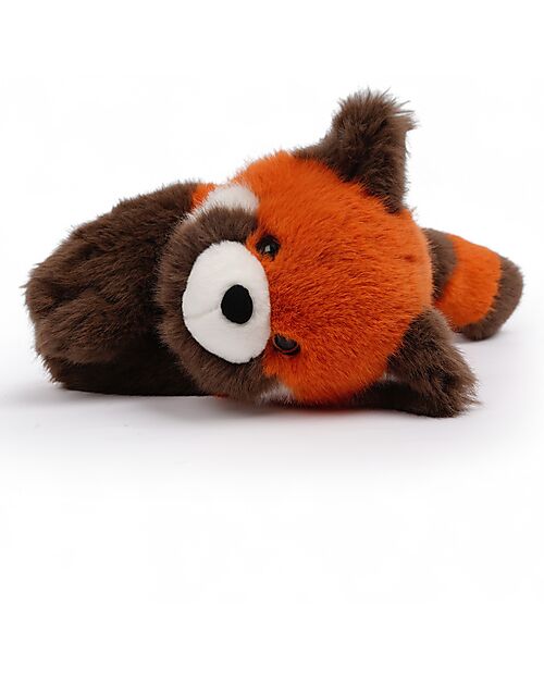 One Love Plush Peluche Ponderato Rusty il Panda Rosso - il Peluche che ti Abbraccia - 43 x 15 x 15 cm - 100% Materiali Riciclati Peluche
