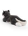 One Love Plush Peluche Ponderato Scout l'Husky - il Peluche che ti Abbraccia - 32 x 11 x 14 cm - 100% Materiali Riciclati Peluche