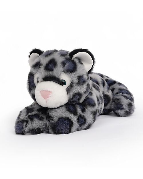 One Love Plush Peluche Ponderato Sky il Leopardo delle Nevi - il Peluche che ti Abbraccia - 35 x 17 x 15 cm - 100% Materiali Riciclati Peluche