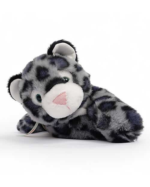 One Love Plush Peluche Ponderato Sky il Leopardo delle Nevi - il Peluche che ti Abbraccia - 35 x 17 x 15 cm - 100% Materiali Riciclati Peluche