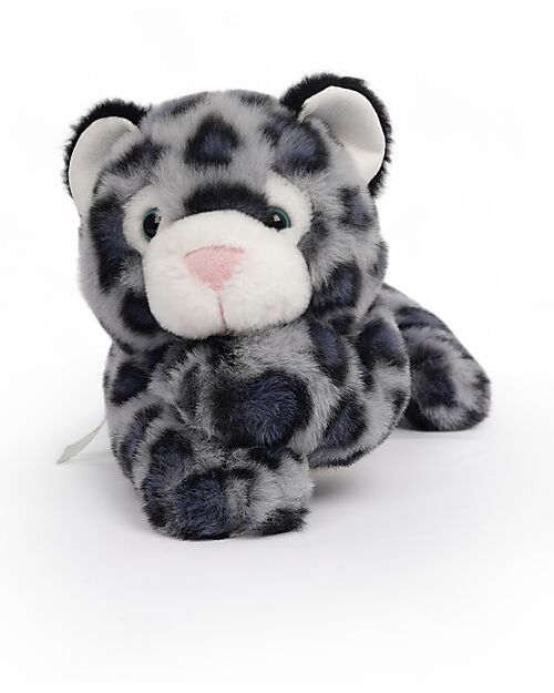 One Love Plush Peluche Ponderato Sky il Leopardo delle Nevi - il Peluche che ti Abbraccia - 35 x 17 x 15 cm - 100% Materiali Riciclati Peluche