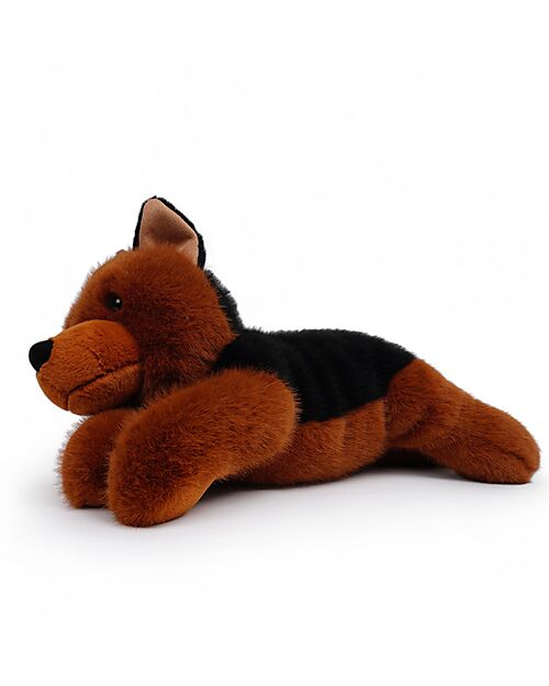 One Love Plush Peluche Rex Ponderato il Pastore Tedesco - il Peluche che ti Abbraccia - 37 x 13 x 15 cm - 100% Materiali Riciclati Peluche