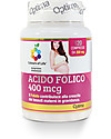 Optima Naturals Acido folico 400 mcg, 120 Compresse - Ottimo in Gravidanza Pappe