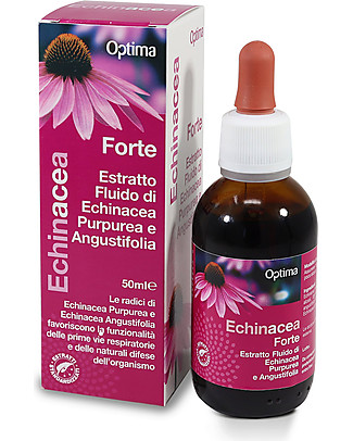 Optima Naturals Echinacea Estratto Fluido Forte - 50 ml - Integratore Alimentare Rimedi Naturali
