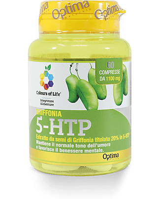 Optima Naturals Griffonia 5-HTP, 60 Compresse - Favorisce il Benessere Mentale Integratori alimentari