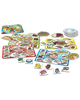Orchard Toys Gioco da Tavolo Chef Pazzeschi - Raccogli gli incredienti e aiuta il tuo chef a prepare un piatto delizioso! Giochi da Tavolo