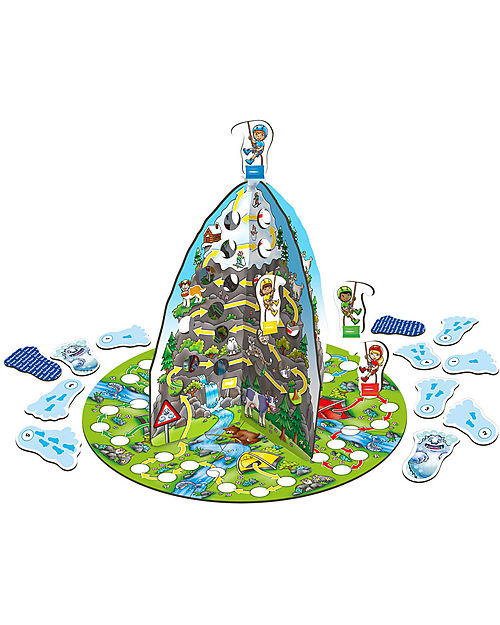 Orchard Toys Gioco da Tavolo Contare in Montagna - Sii il primo a raggiungere la cima della montagna, in questo entusiasmante gioco di conteggi! Giochi da Tavolo