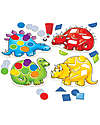 Orchard Toys Gioco da Tavolo Dinosauri Sbadati - Un gioco di abbinamento di forme e colori con simpatici dinosauri. Giochi da Tavolo
