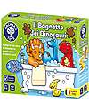 Orchard Toys Gioco da Tavolo Il Bagnetto dei Dinosauri - Riempi la tua vasca da bagno di dinosauri in questo gioco di colori e conteggi! Giochi da Tavolo
