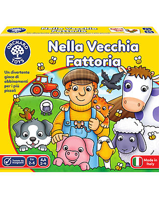 Orchard Toys Gioco da Tavolo Nella Vecchia Fattoria - Un divertente gioco di abbinamenti per i più piccoli! Giochi da Tavolo