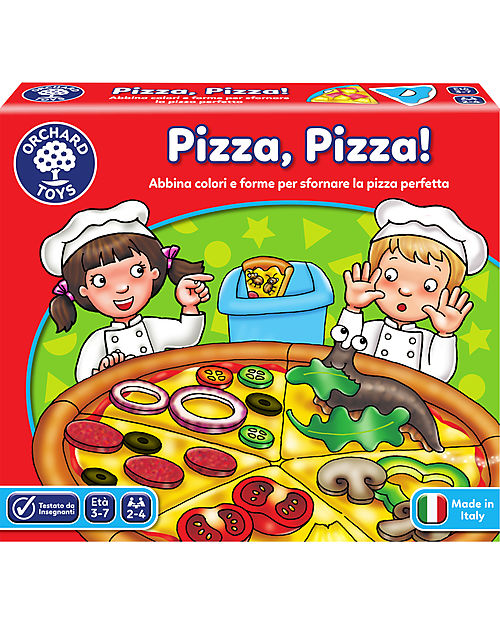 Orchard Toys Gioco da Tavolo Pizza Pizza! - Fai una pizza perfettama attenzione agli insetti! Giochi da Tavolo