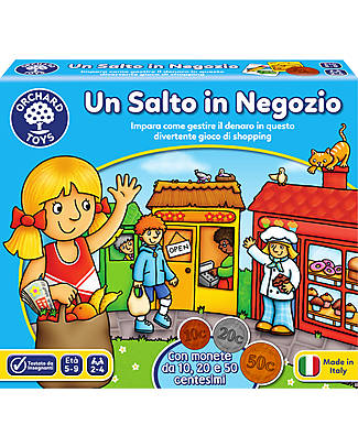 Orchard Toys Gioco da Tavolo Un Salto in Negozio - Impara a gestire il denaro e a dare il resto! Giochi da Tavolo