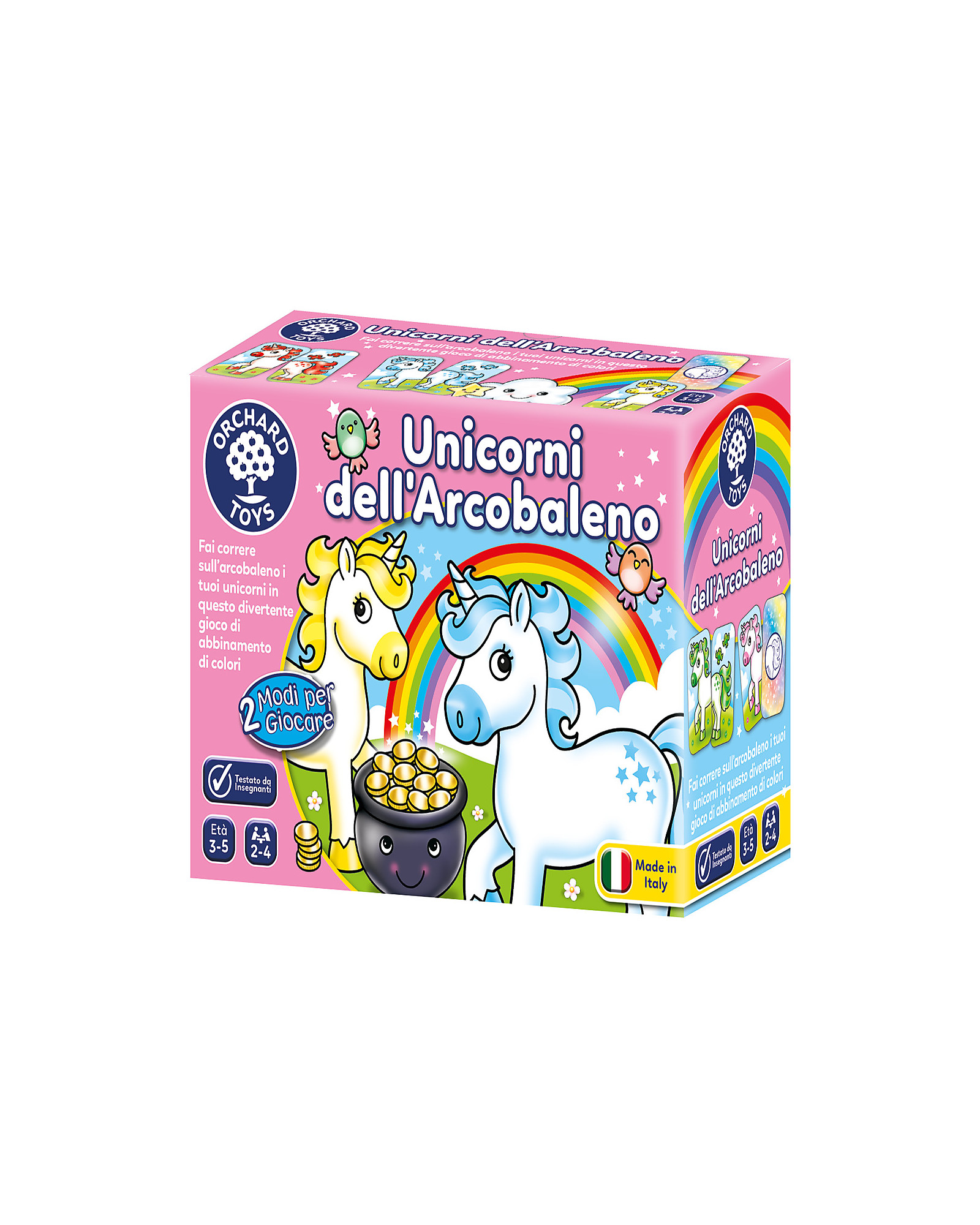 Orchard Toys Gioco da Tavolo Unicorni dell'Arcobaleno - Fai correre  sull'arcobaleno i tuoi unicorni in questo gioco di abbinamento dei colori!  unisex (bambini)