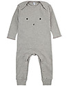 Organic Zoo Tutina a Maniche Lunghe Bunny, Grigio - 100% Cotone bio Tutine Lunghe