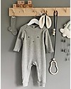 Organic Zoo Tutina a Maniche Lunghe Bunny, Grigio - 100% Cotone bio Tutine Lunghe