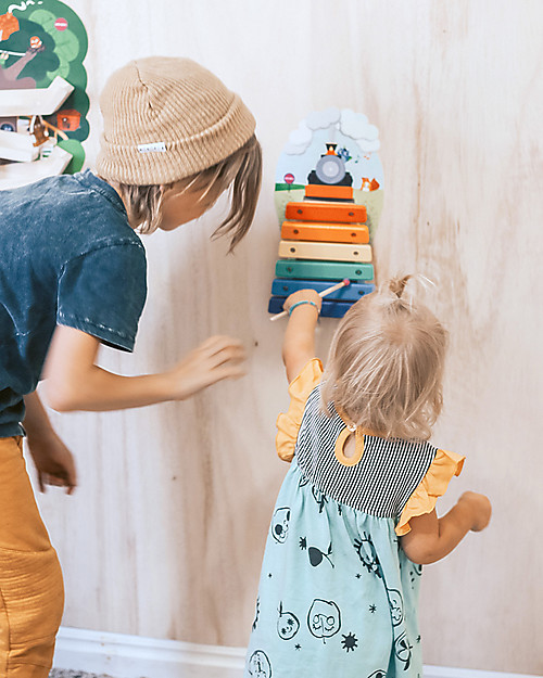 Oribel Giocattolo da Parete Vertiplay, Binario Musicale Xilofono Strumenti Musicali