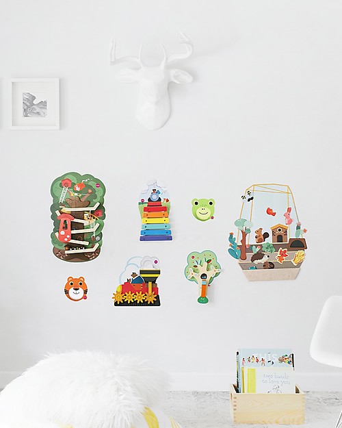 Oribel Giocattolo da Parete Vertiplay, Binario Musicale Xilofono Strumenti Musicali